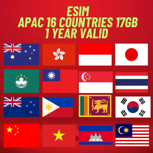 flags of 16 countries