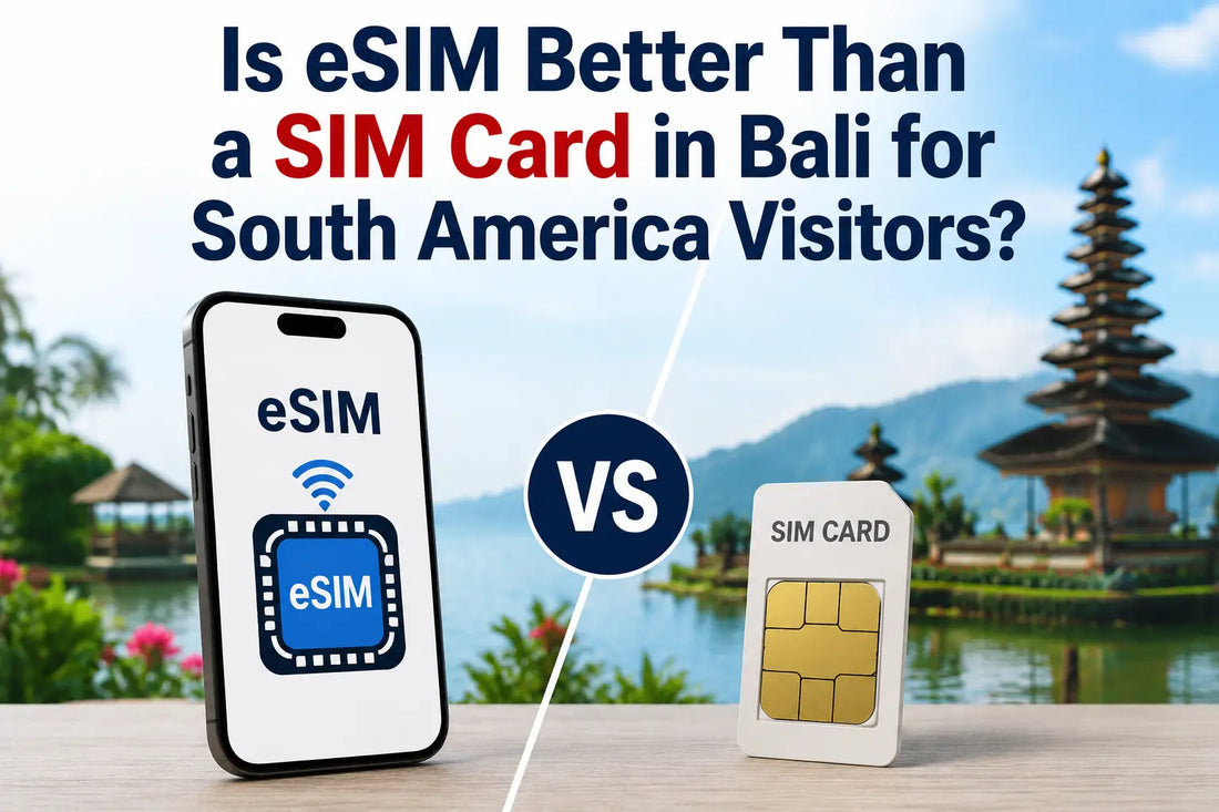 Bali travel eSIM comparison 