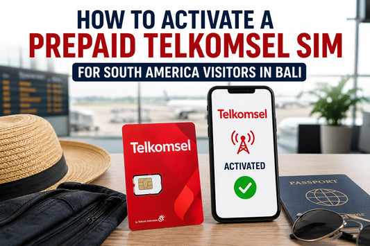Reliable Bali connectivity with Telkomsel SIM 