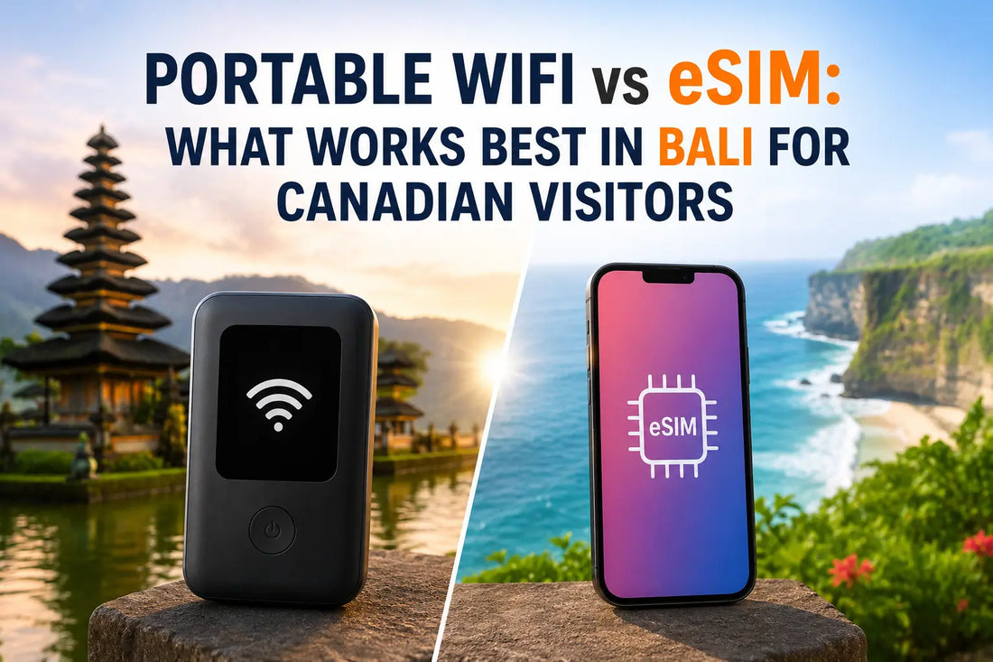 Pocket WiFi and eSIM services for Bali travelers